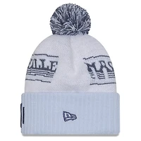 New Era Nashville SC 2025 Jersey Hook Cuffed Knit Hat With Pom