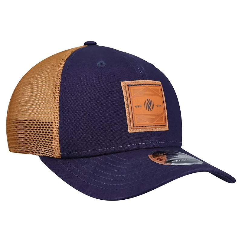 New Era Nashville SC Debossed Logo 9SEVENTY Stretch Snap Adjustable Hat