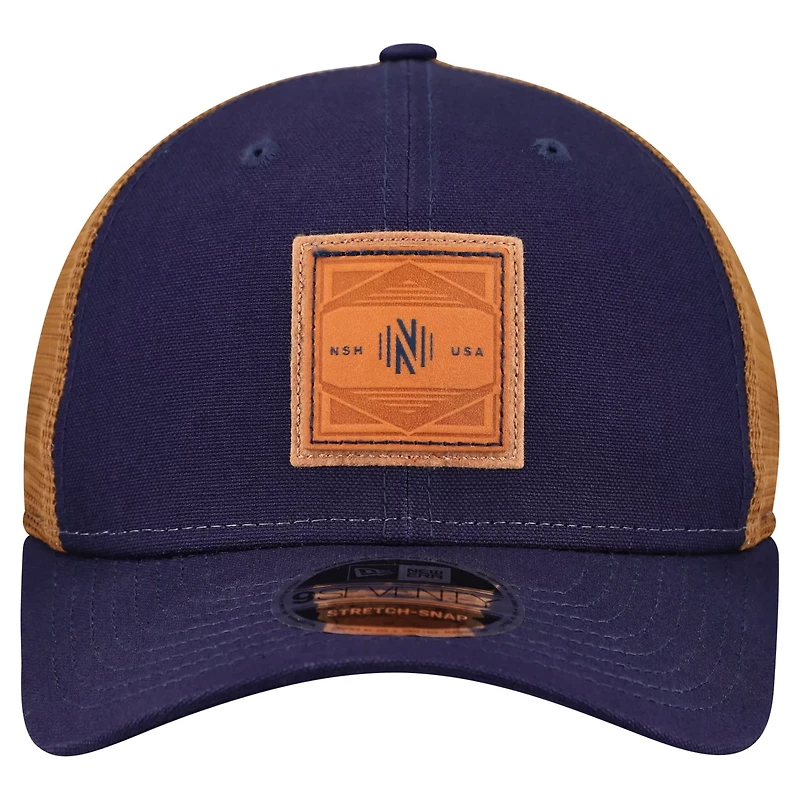 New Era Nashville SC Debossed Logo 9SEVENTY Stretch Snap Adjustable Hat