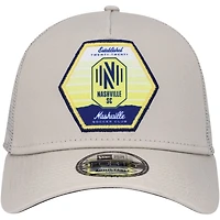 New Era Nashville SC Established Patch 9FORTY A-Frame Trucker Adjustable Hat