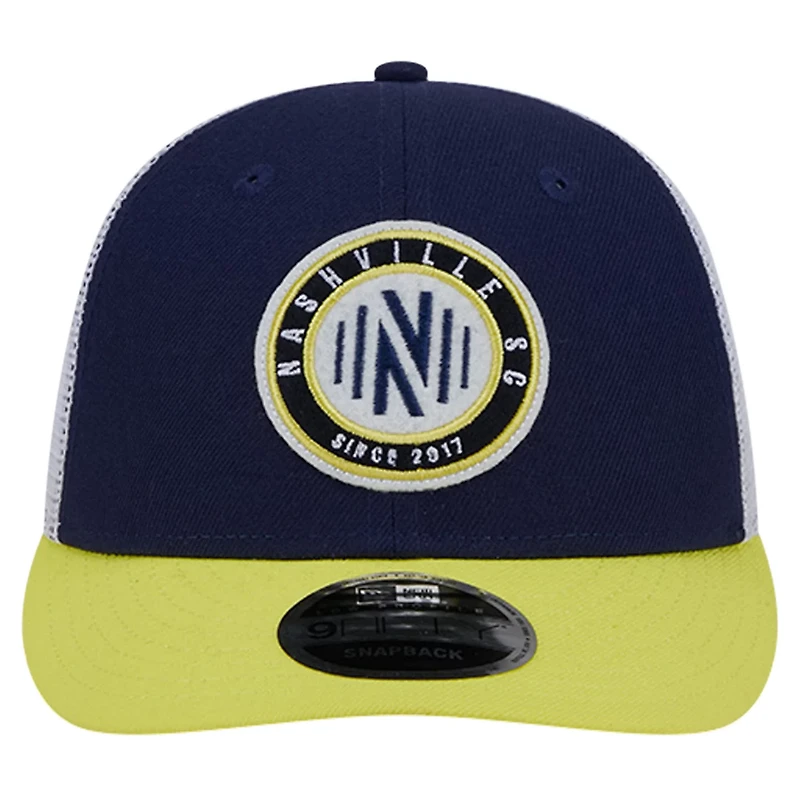 New Era Nashville SC Throwback Trucker Low Profile 9FIFTY Snapback Hat
