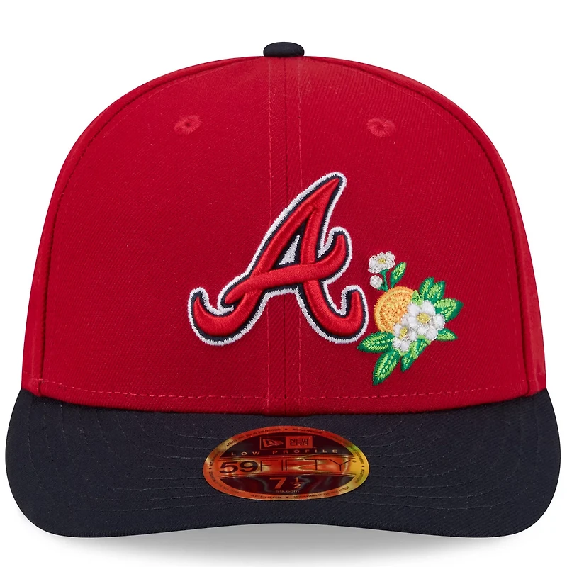 New Era Navy Atlanta Braves 2026 Spring Training Low Profile 59FIFTY Fitted Hat