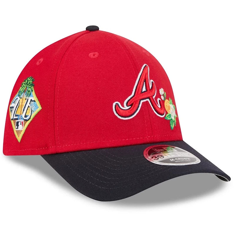 New Era Navy Atlanta Braves 2026 Spring Training M-Crown 39THIRTY Flex Hat