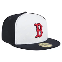 New Era Navy Boston Red Sox Repeat 59FIFTY Fitted Hat