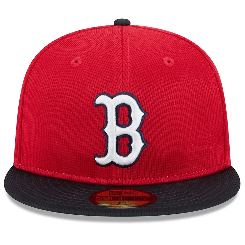 New Era Navy Boston Sox 2025 Spring Training 59FIFTY Fitted Hat