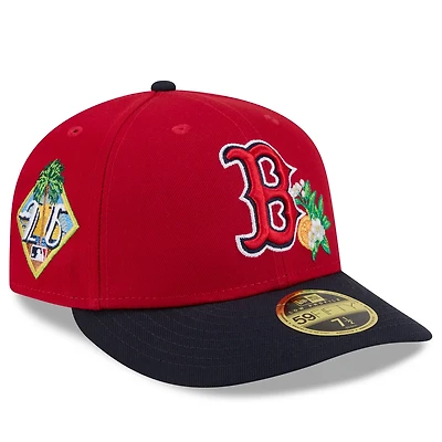 New Era Navy Boston Sox 2026 Spring Training Low Profile 59FIFTY Fitted Hat