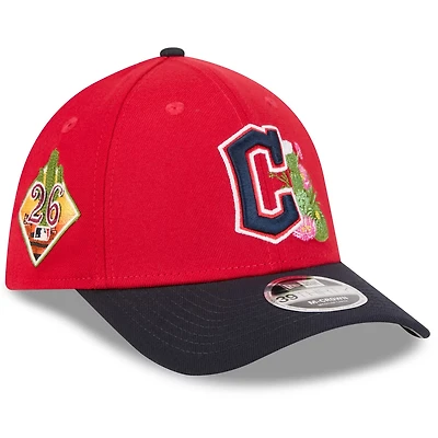 New Era Navy Cleveland Guardians 2026 Spring Training M-Crown 39THIRTY Flex Hat