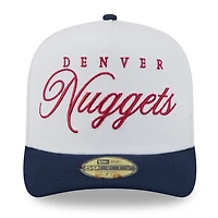New Era Navy Denver Nuggets 2025 NBA Draft A-Frame 59FIFTY Fitted Hat
