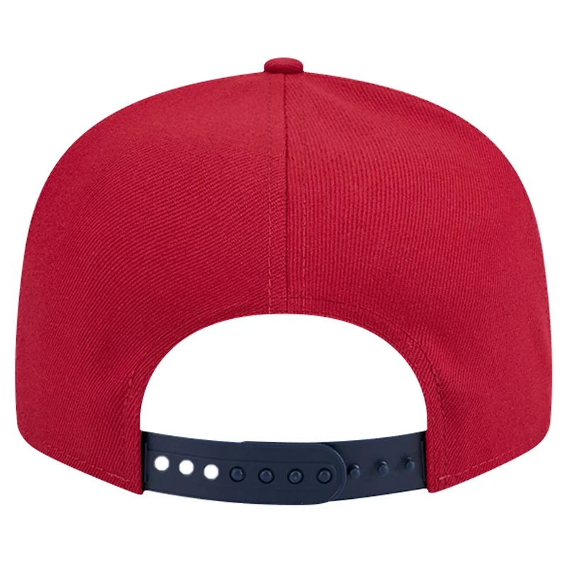 New Era Navy Denver Nuggets Throwback Gradient Tech Font 9FIFTY Snapback Hat