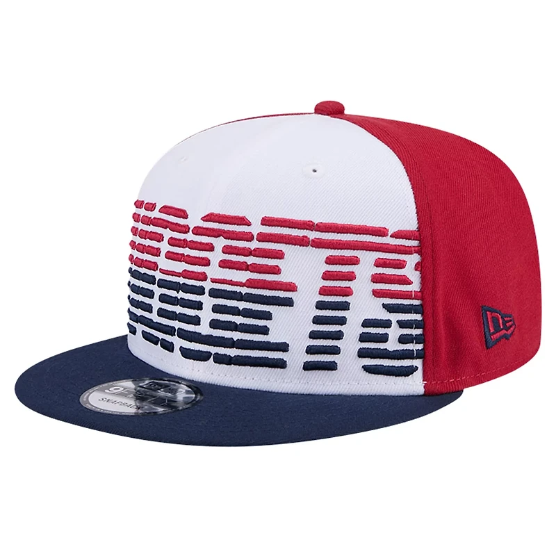 New Era Navy Denver Nuggets Throwback Gradient Tech Font 9FIFTY Snapback Hat