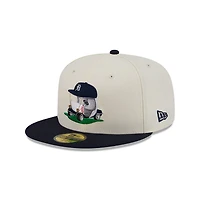 New Era Navy Detroit Tigers Bullpen Cart 59FIFTY Fitted Hat