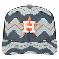 New Era Navy Houston Astros Aztec 9SEVENTY Adjustable Hat