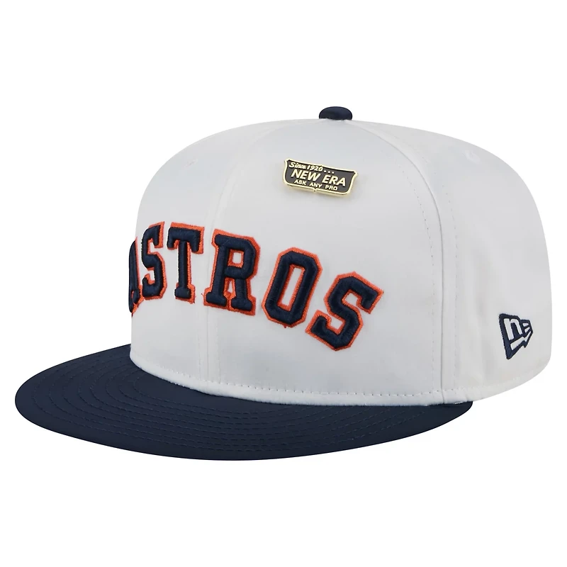New Era Navy Houston Astros Satin 59FIFTY Fitted Hat