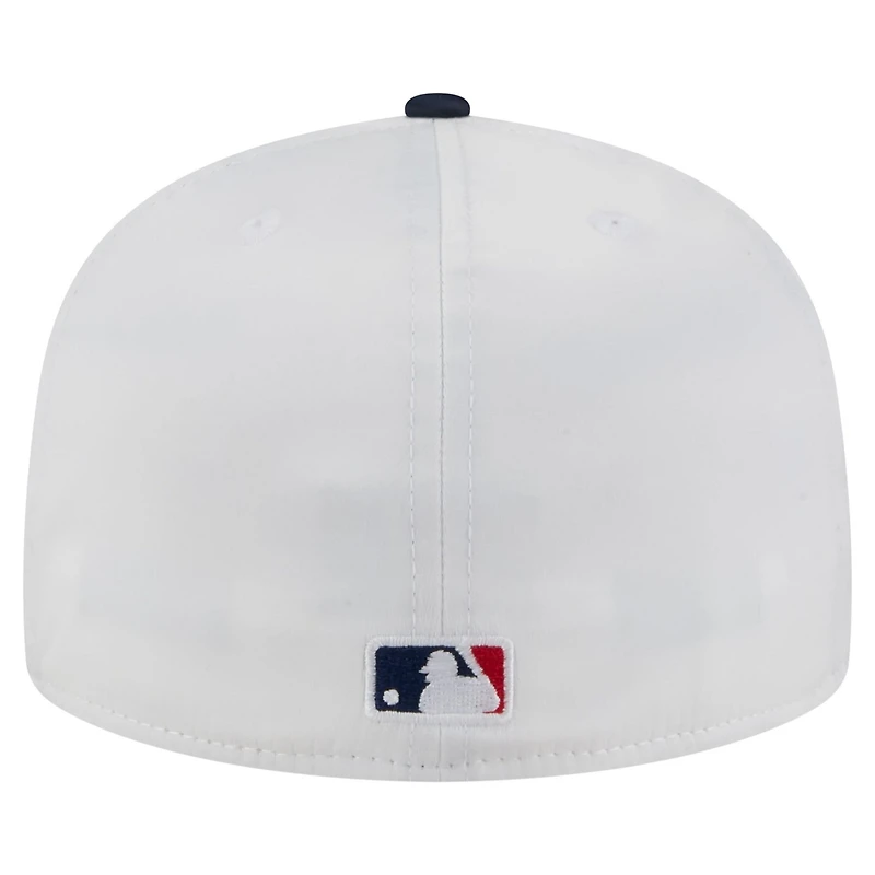 New Era Navy Houston Astros Satin 59FIFTY Fitted Hat