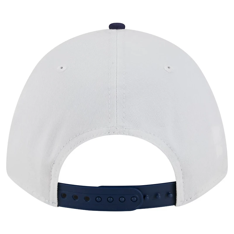 New Era Navy Illinois Fighting Illini Arch Two-Tone Rope 9FORTY A-Frame M-Crown Adjustable Hat