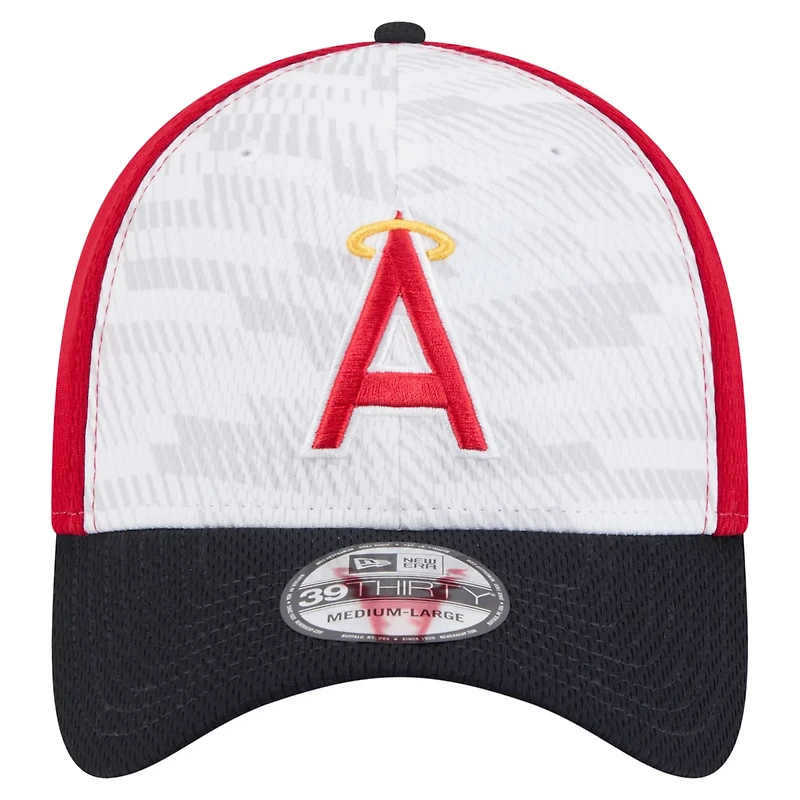 New Era Navy Los Angeles Angels 2025 MLB Clubhouse 39THIRTY Flex Hat