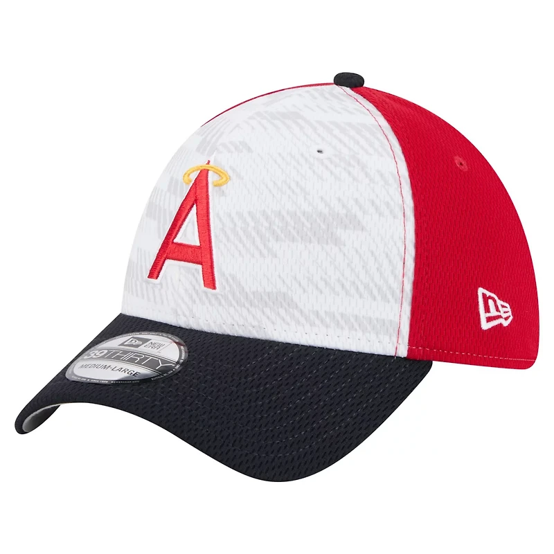 New Era Navy Los Angeles Angels 2025 MLB Clubhouse 39THIRTY Flex Hat
