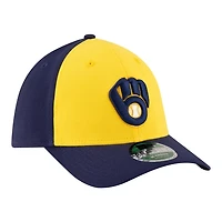New Era Navy Milwaukee Brewers Player Replica 39THIRTY M-Crown Flex Hat