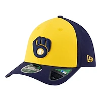 New Era Navy Milwaukee Brewers Player Replica 39THIRTY M-Crown Flex Hat