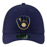 New Era Navy Milwaukee Brewers Player Replica 39THIRTY M-Crown Flex Hat