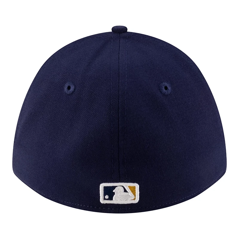New Era Navy Milwaukee Brewers Player Replica 39THIRTY M-Crown Flex Hat
