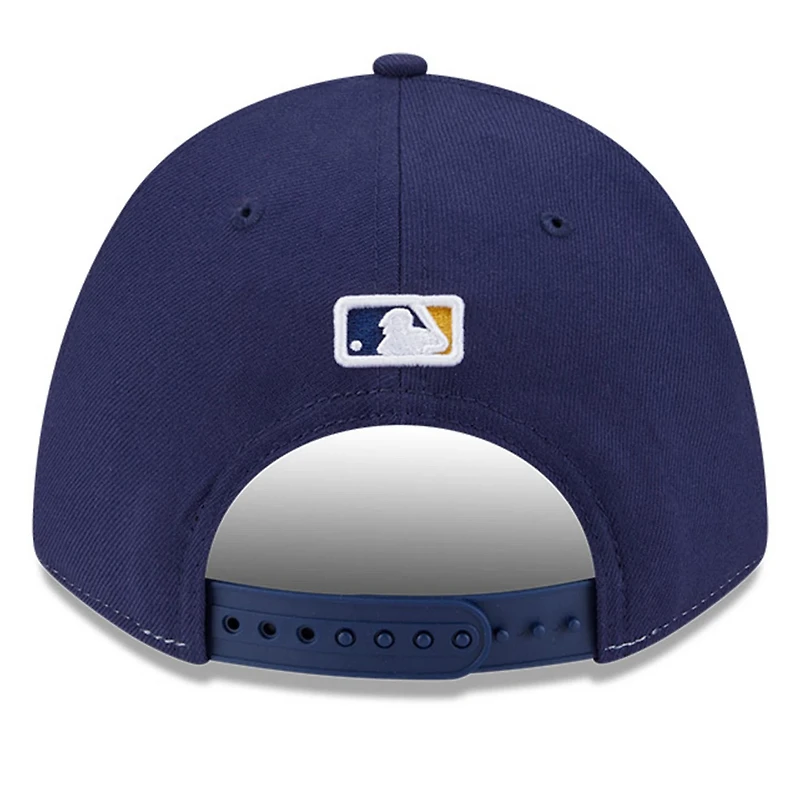 New Era Navy Milwaukee Brewers Player Replica 9FORTY Adjustable Hat