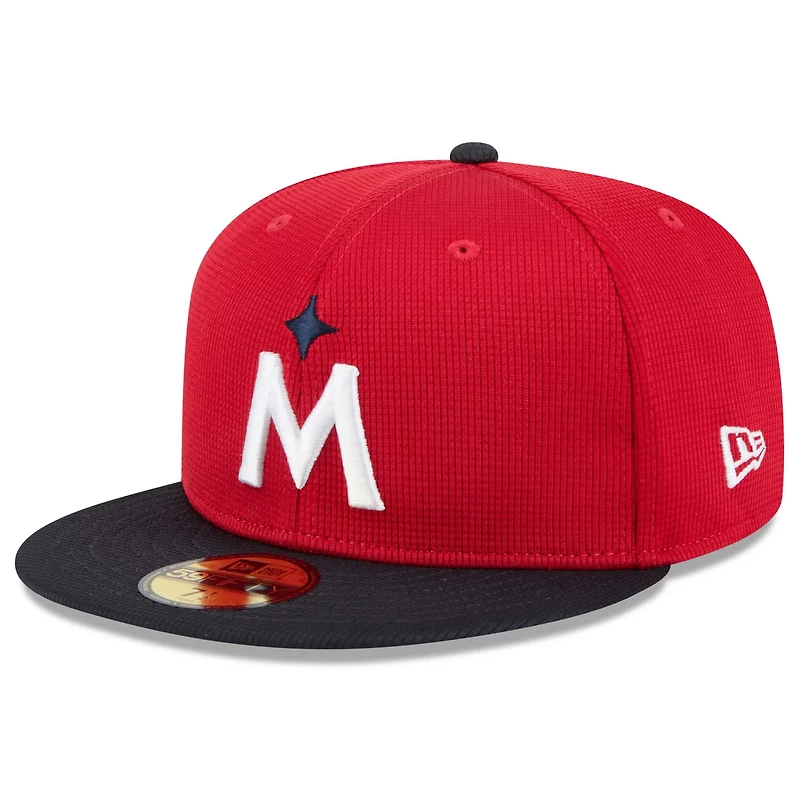 New Era Navy Minnesota Twins 2025 Spring Training 59FIFTY Fitted Hat