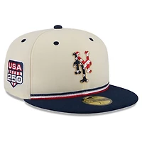 New Era Navy New York Mets USA 250 Fourth of July 59FIFTY Fitted Hat