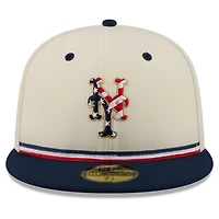 New Era Navy New York Mets USA 250 Fourth of July 59FIFTY Fitted Hat