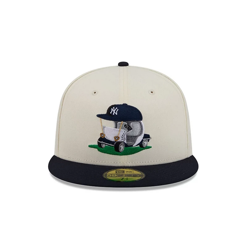 New Era Navy New York Yankees Bullpen Cart 59FIFTY Fitted Hat