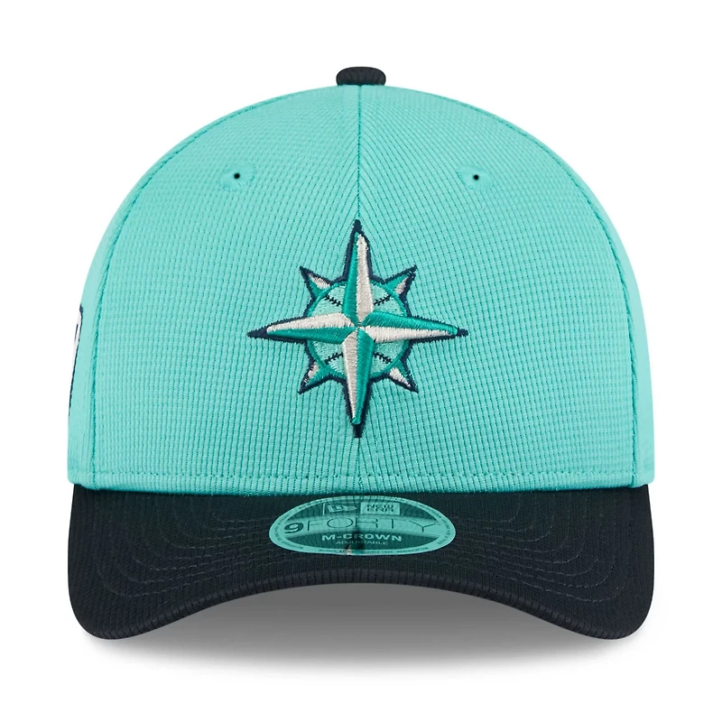 New Era Navy Seattle Mariners 2025 Spring Training 9FORTY Adjustable Hat