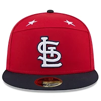 New Era Navy St Louis Cardinals 2025 MLB All-Star Game Side Patch 59FIFTY Fitted Hat