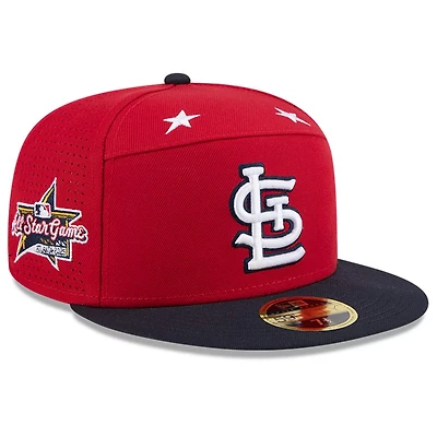 New Era Navy St Louis Cardinals 2025 MLB All-Star Game Side Patch 59FIFTY Fitted Hat