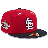 New Era Navy St Louis Cardinals 2025 MLB All-Star Game Side Patch 59FIFTY Fitted Hat