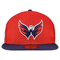 New Era Navy Washington Capitals Mesh Crown Two-Tone 59FIFTY Fitted Hat
