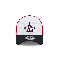 New Era Navy Washington Nationals 2025 MLB Clubhouse 39THIRTY Flex Hat