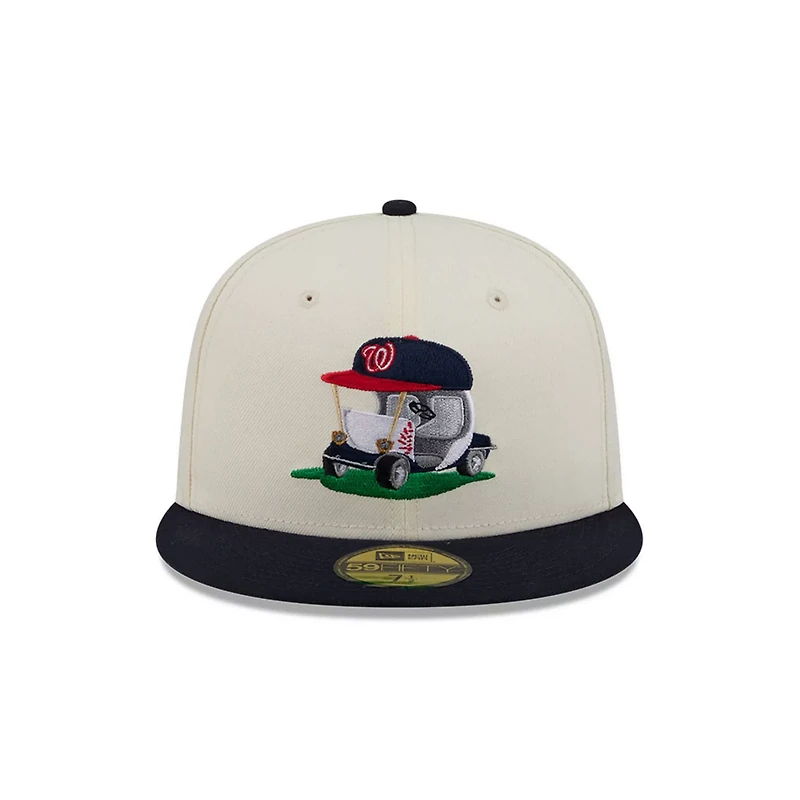 New Era Navy Washington Nationals Bullpen Cart 59FIFTY Fitted Hat