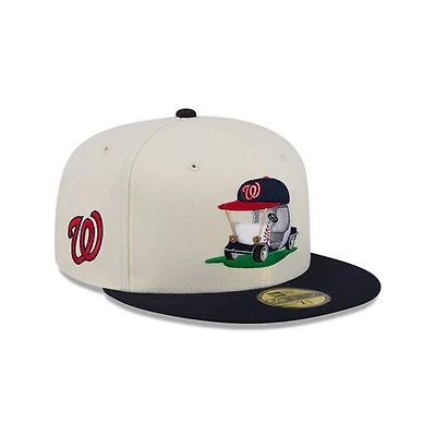 New Era Navy Washington Nationals Bullpen Cart 59FIFTY Fitted Hat