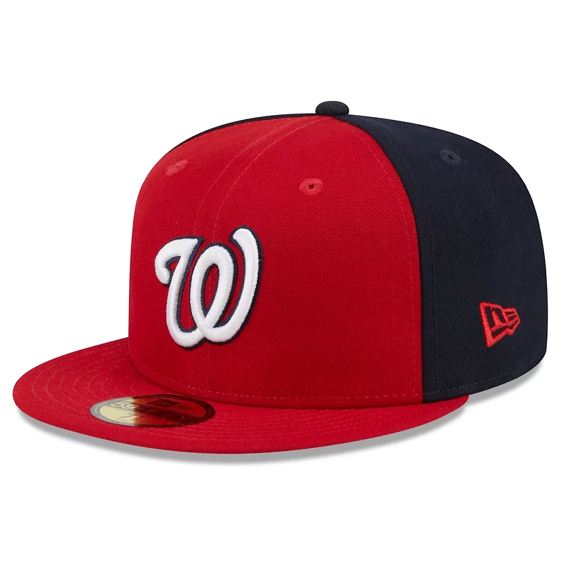 New Era Navy Washington Nationals Gameday Sideswipe 59FIFTY Fitted Hat