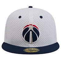 New Era Navy Washington Wizards Throwback 2Tone 59FIFTY Fitted Hat