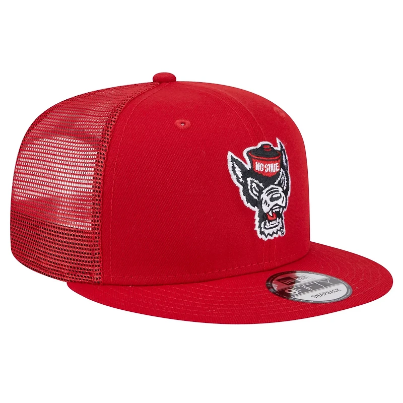New Era NC State Wolfpack Trucker 9FIFTY Snapback Hat