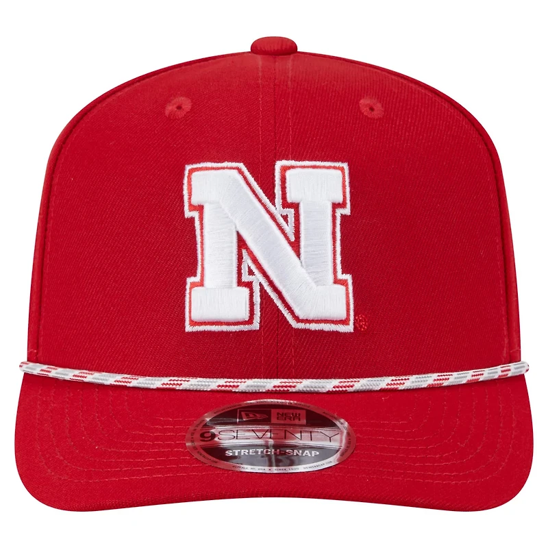 New Era Nebraska Huskers Game Day Multi-Rope 9SEVENTY Stretch-Snap Hat