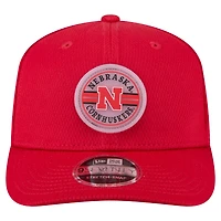 New Era Nebraska Huskers Patched 9SEVENTY Stretch-Snap Adjustable Hat