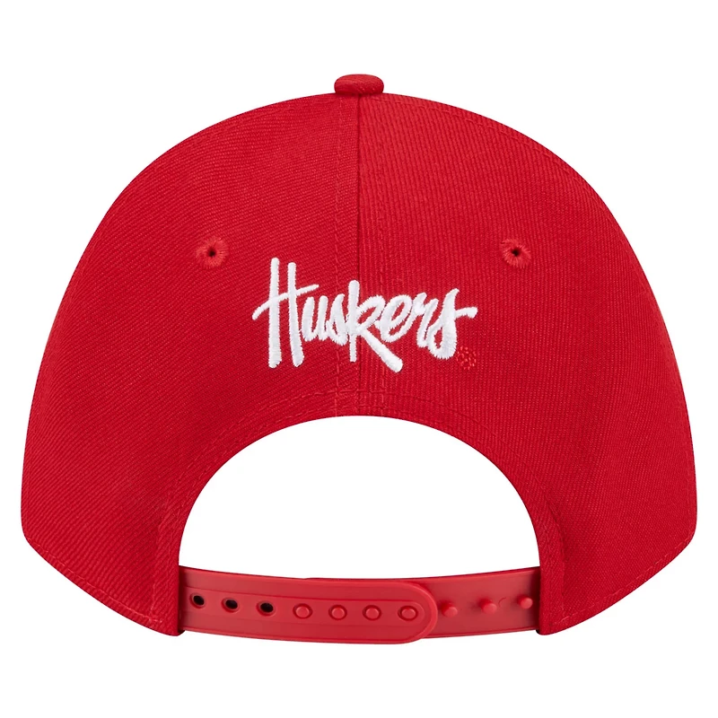 New Era Nebraska Huskers Team Collective 9FORTY M-Crown Adjustable Hat