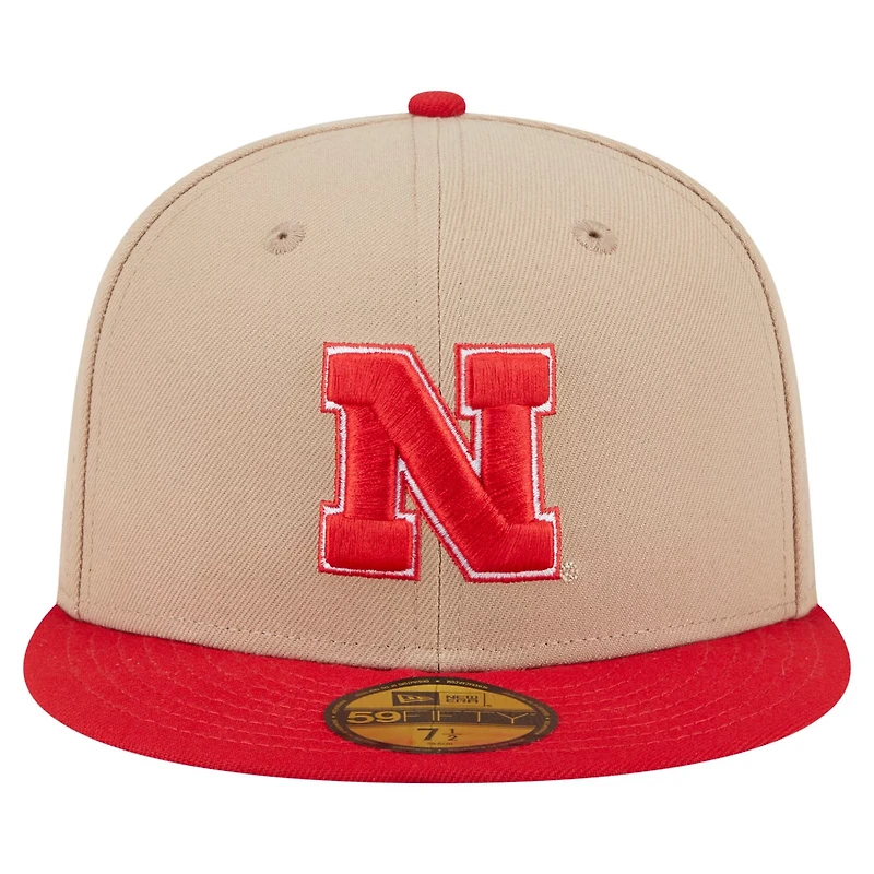 New Era Nebraska Huskers Two-Tone 59FIFTY Fitted Hat