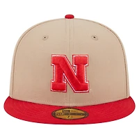 New Era Nebraska Huskers Two-Tone 59FIFTY Fitted Hat