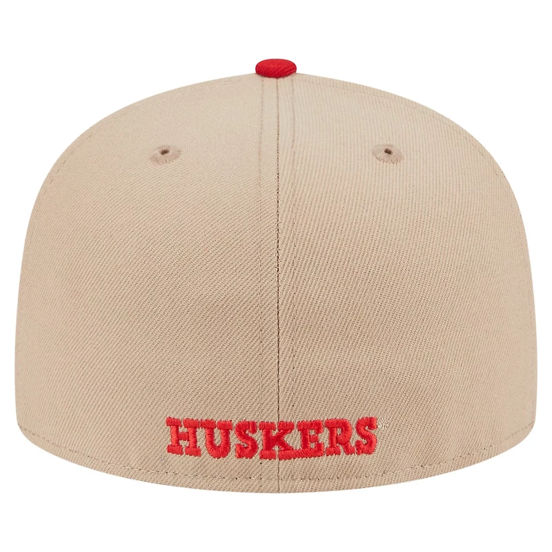 New Era Nebraska Huskers Two-Tone 59FIFTY Fitted Hat