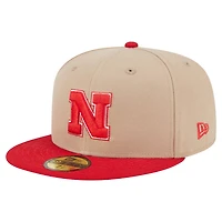 New Era Nebraska Huskers Two-Tone 59FIFTY Fitted Hat