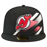 New Era New Jersey Devils Faded Lines 59FIFTY Fitted Hat