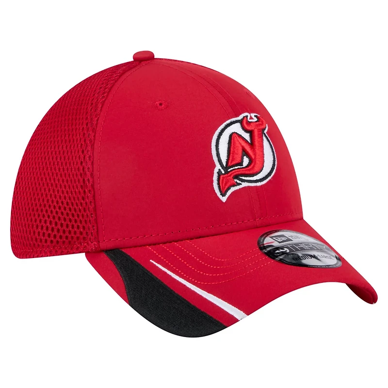 New Era Jersey Devils Linear Featherweight 39THIRTY Flex Hat